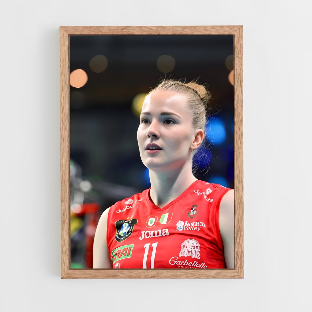 Poster La Gardienne Étoilée – affiche Volleyball (vue 4)